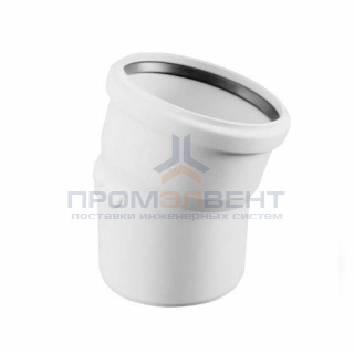 Отвод 15° REHAU RAUPIANO PLUS - 75 (для системы внутренней канализации)