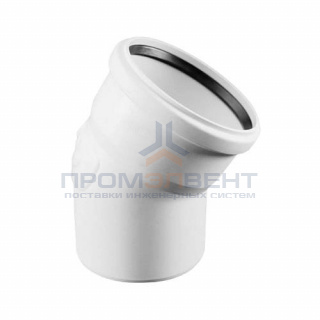 Отвод 30° REHAU RAUPIANO PLUS - 40 (для системы внутренней канализации)