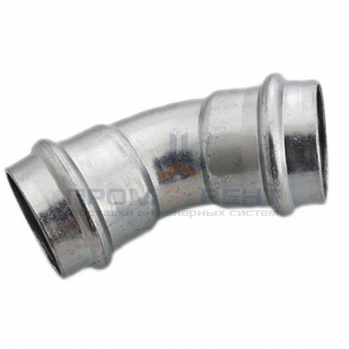 Отвод 45° Conex Banninger PC 5041 - 22 (оцинкованная сталь)