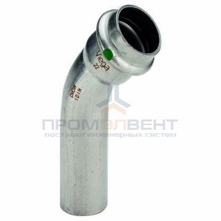 Отвод 45° Viega Sanpress Inox 2326.1 - 18 (нержавеющая сталь)