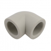 Отвод 90° FV-Plast - 50 (для полипропиленовых труб под пайку, цвет серый)