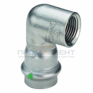 Отвод 90° Viega Sanpress Inox 2314.2 - 22 x 3/4" (нержавеющая сталь)