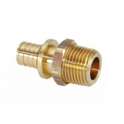 Переход на наружную резьбу REHAU RX - 40 x 1"1/4 (бронза, для труб из сшитого полиэтилена RAUTITAN)