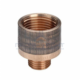 Переход с наружной на внутреннюю резьбу Viega 3242 - 3/4" x 1" (резьбовой, бронза без покрытия)