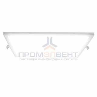 06-34 Светодиодная панель встраиваемая квадр. 220В, 24Вт, CRI:80Ra, 1920Лм, 220*208 мм,  алюминиевый корпус, встроенный изолированный драйвер, 4500К