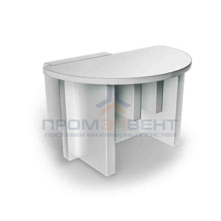 3-3012-2 Набор заглушек для алюм. профиля врезного 08-11/12 (авд 3012)(уп.2шт.),пластик