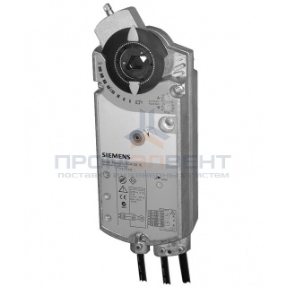 Электропривод Siemens GCA321.1E, 2-х позиционный, 230В АС, 18НМ, возвратная пружина, 90/15 сек