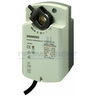 Электропривод Siemens GQD321.1A, 230В AC, 2НМ, возвратная пружина