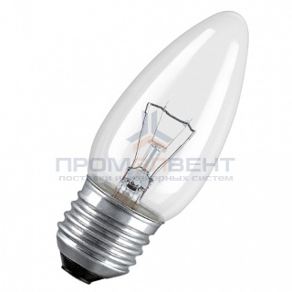 Лампа накаливания свеча Osram CLASSIC B CL 25W E27 прозрачная