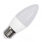 Лампа светодиодная свеча FL-LED C37 7,5W 4200К 220V E27 37х108 700Лм белый свет