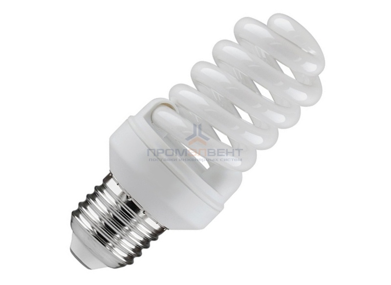 Лампа энергосберегающая ESL QL7 20W 2700K E27 спираль d46x103 теплая