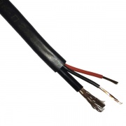 Кабель видеонаблюдения на базе РК 75-2-122 КВК-П-2x0,5М внешний [бухта 200м]