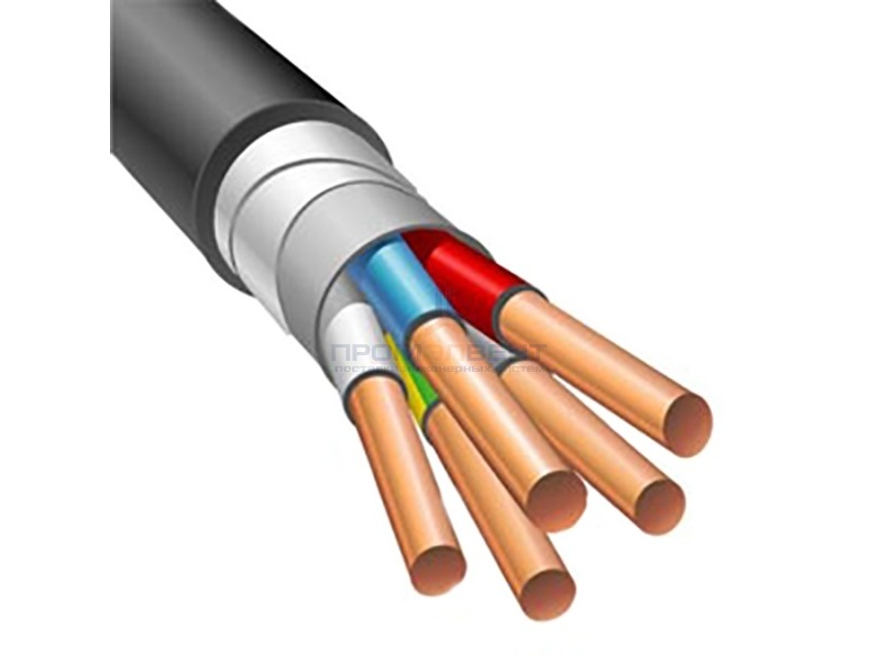 Кабель силовой бронированный ВБбШв 5х10 ГОСТ 31996 (Электрокабель НН)