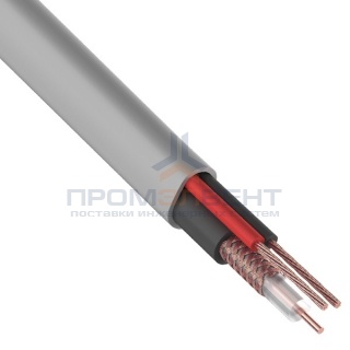 Кабель видеонаблюдения КВК-В-2 2х0,75мм CCA  [бухта 200м]