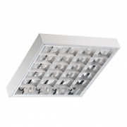Накладной растровый светильник 4х18 Вт ЭмПРА 620х620х85мм