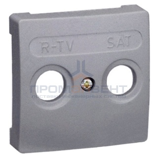 Накладка на розетки R-TV-SAT Simon 73 Loft, алюминий
