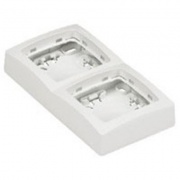 Рамка Legrand Oteo 2 поста белая