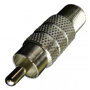 Переход RCA-штекер — F-розетка (штекер RCA под F-разъем)