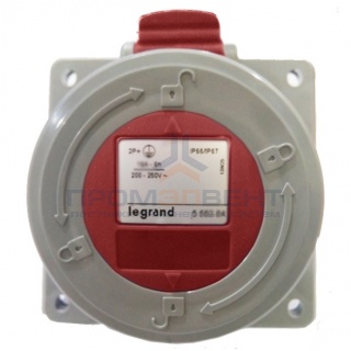 Розетка встраиваемая Legrand P17 32А 3К+З 380В IP67