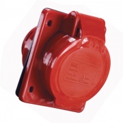 Розетка 424 скрытая 3Р+РЕ 32А 380В IP44 ИЭК