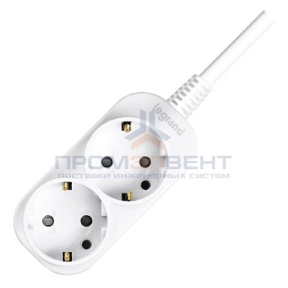 Anam Legrand e-Fren 2 Удлинитель,шнур 1.5м, 10A, 250V