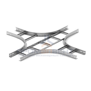 Крестообразный разветвитель для лестничного лотка НЛО 400х50х3000 OSTEC