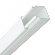 Кабель-канал 25х16 белый Элекор IEK 2м/шт [уп. 50м] (кабельный короб)