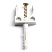 Держатель с защелкой и дюбелем, д.32мм DKC