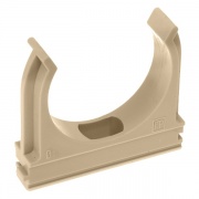 Крепёж-клипса для труб д16 под дерево (сосна) [уп. 100шт]