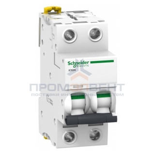 Автоматический выключатель Schneider Electric Acti 9 iC60N 2П 16A 6кА B (автомат)