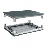 Комплект, крыша с фланцем и основание, для шкафов, 800 x 1000 мм