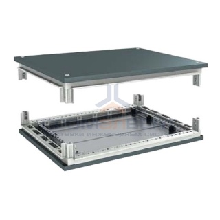 Комплект, крыша с фланцем и основание, для шкафов, 800 x 800 мм