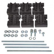 Набор держателей, для шин толщиной 5мм, 1-4 шины на полюс, 3 полюса