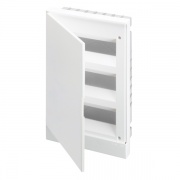ABB Basic E Бокс в нишу 36М белая непрозрачная дверь (c клеммами)