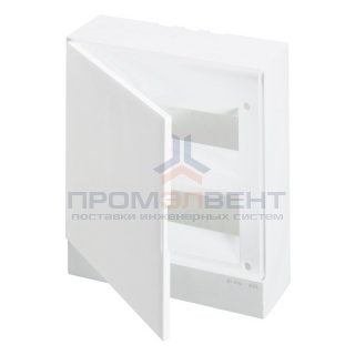 ABB Basic E Бокс настенный 24М белая непрозрачная дверь (с клеммами)