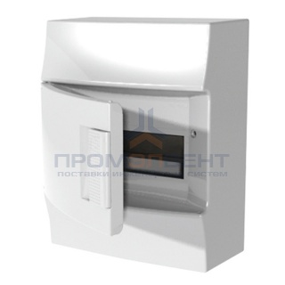 Бокс настенный ABB Mistral41 8М непрозрачная дверь с клеммным блоком