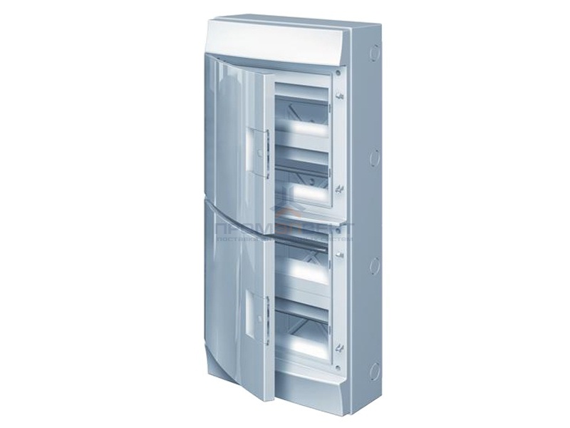 Влагозащищенный настенный бокс ABB Mistral65 48М непрозрачная дверь без клеммного блока