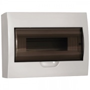 Бокс ЩРН-П-12 на 12 модулей навесной пластиковый с прозрачной дверкой IP40 ИЭК