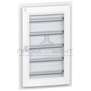 Щит встраиваемый Schneider Electric Pragma (5х24) 120 модулей с прозрачной дверью с клемниками N+PE