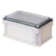 Корпус пластиковый общего назначения IP67, 300x150x146 (высота крышки 21), стенки с выбивными фланца