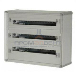 Шкаф пластиковый Legrand XL3 160 накладной на 72 (3х24) модуля с шиной без двери