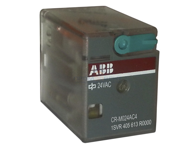 Реле ABB CR-M024AC4 24B AC 4ПК (6A)