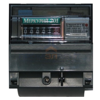 Электросчетчик Меркурий 201.6  10-80А/220В кл.т.1,0 однотарифный мех.